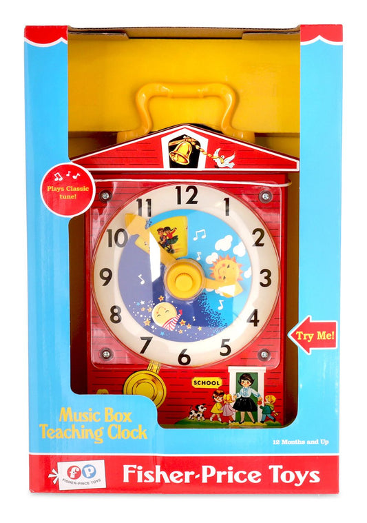 Fisher Price Music Box Teaching Clock