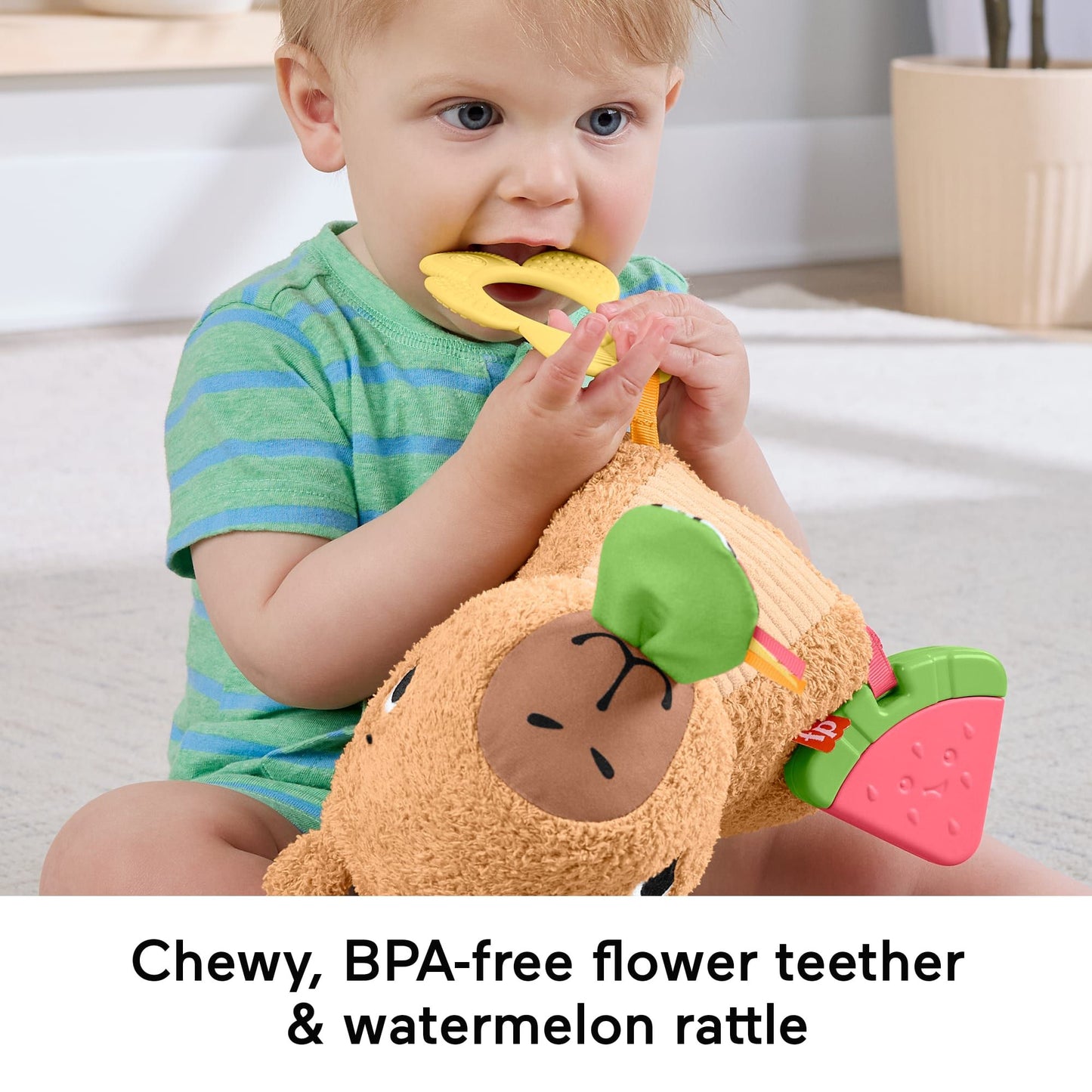 * Fisher Price Sensimals Snuggly Snacky Capy