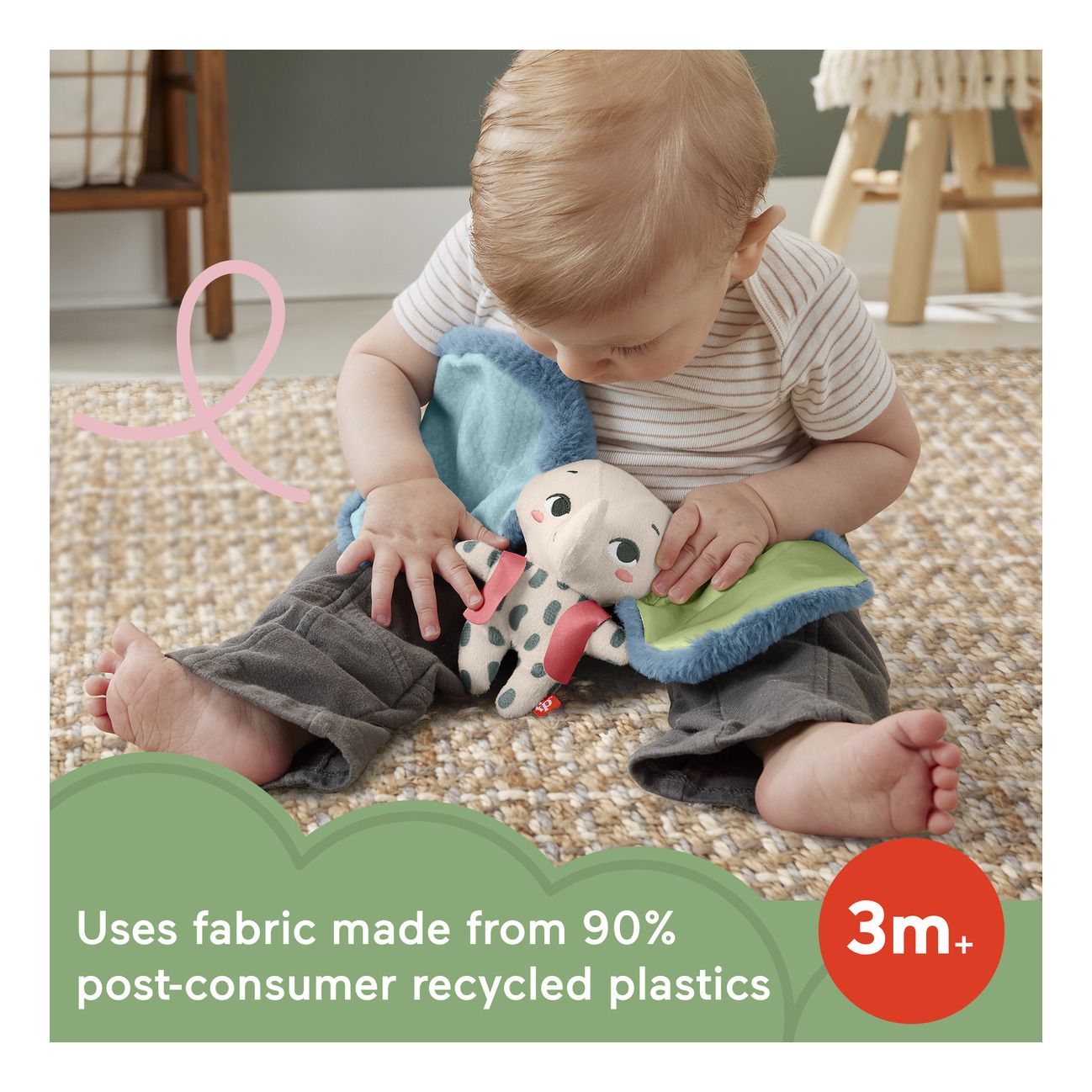 Fisher Price Sustain All Ears Lovey