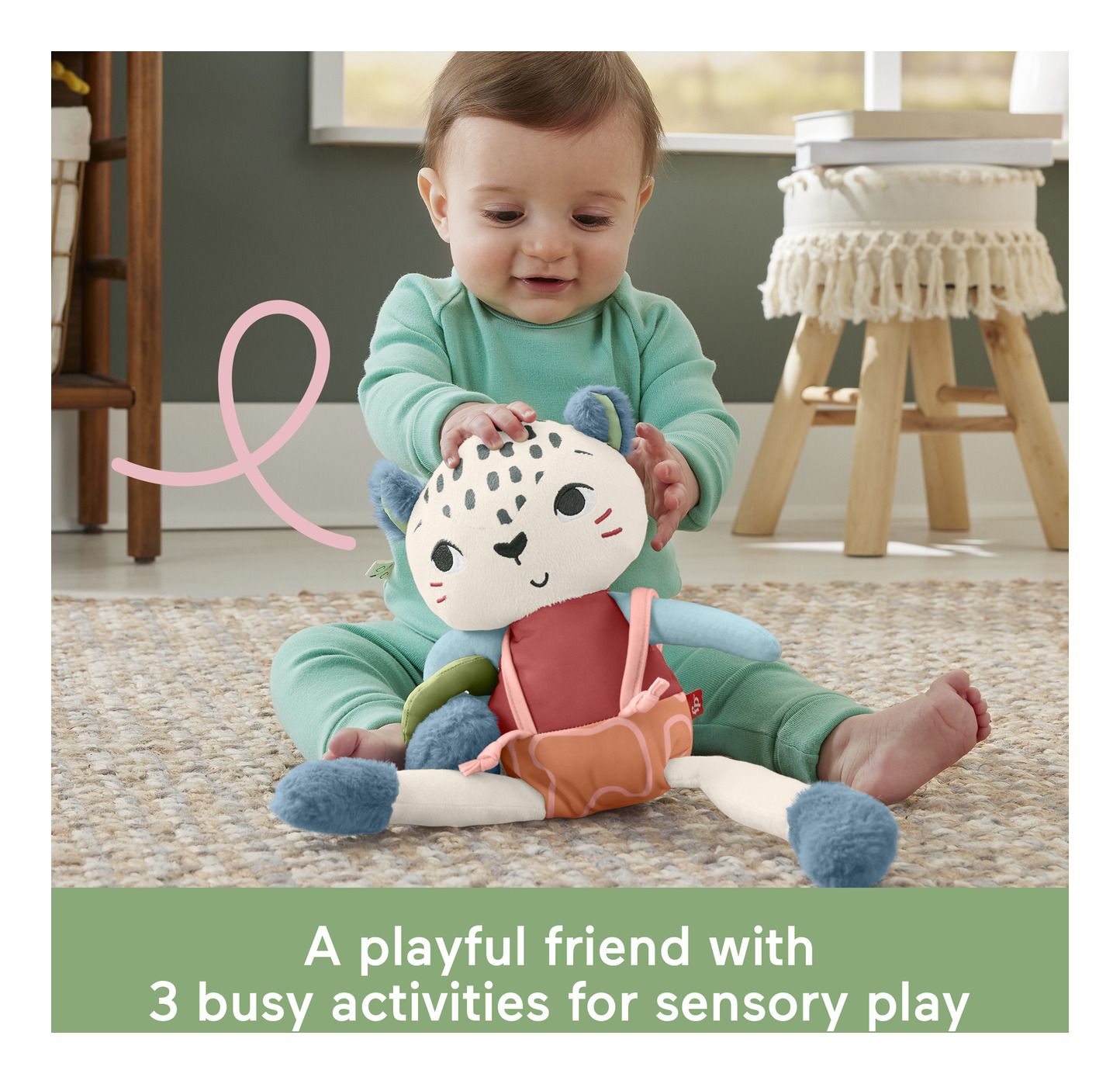 Fisher Price Sustain Spotting Fun Snow Leopard