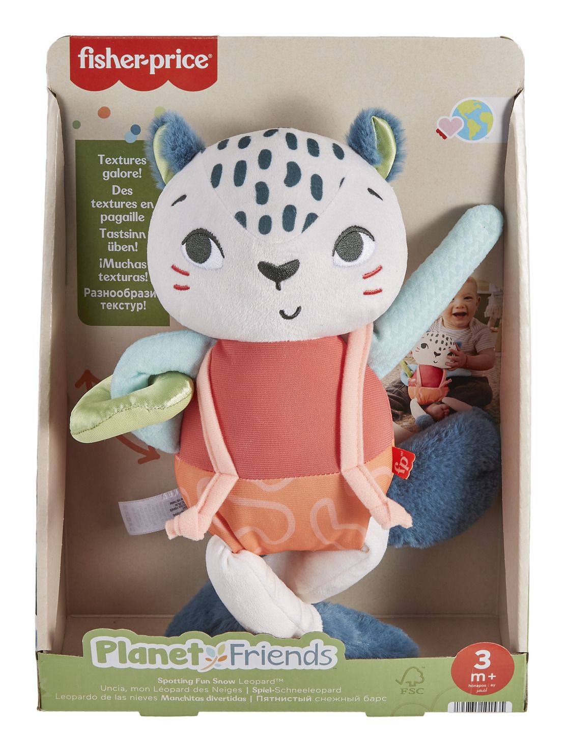 Fisher Price Sustain Spotting Fun Snow Leopard