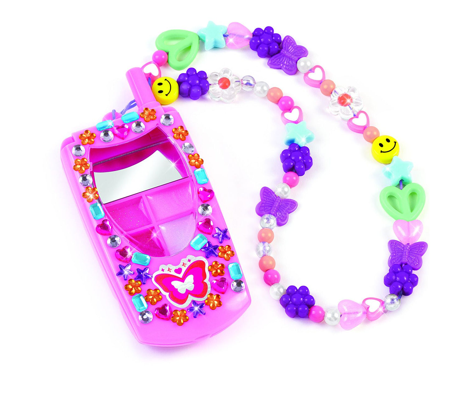 Flip Phone Lip Gloss Set and DIY Lanyard