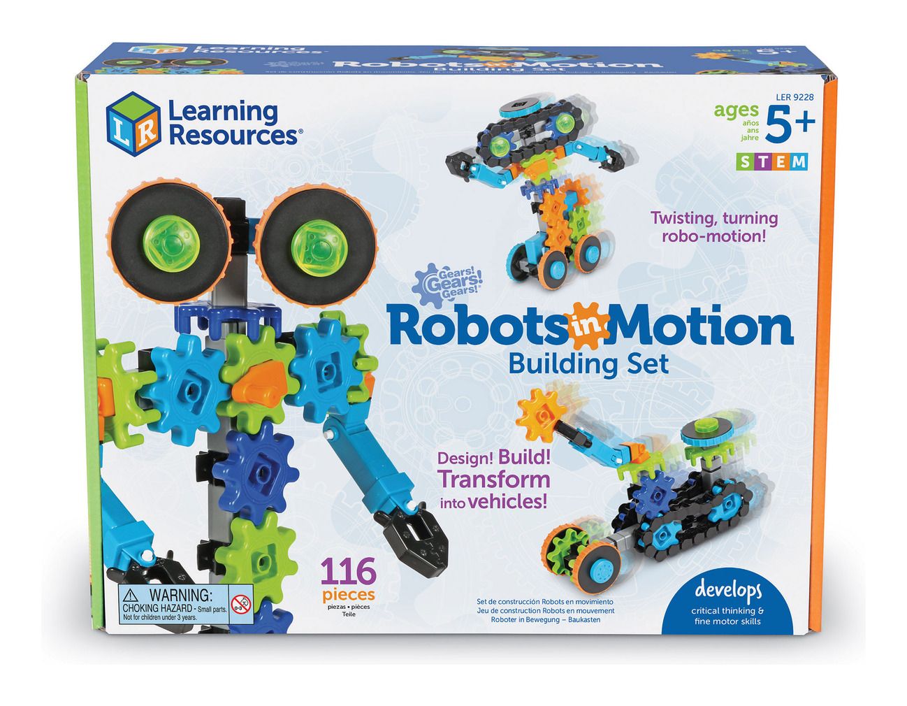 Gears! Gears! Gears! Robots In Motion