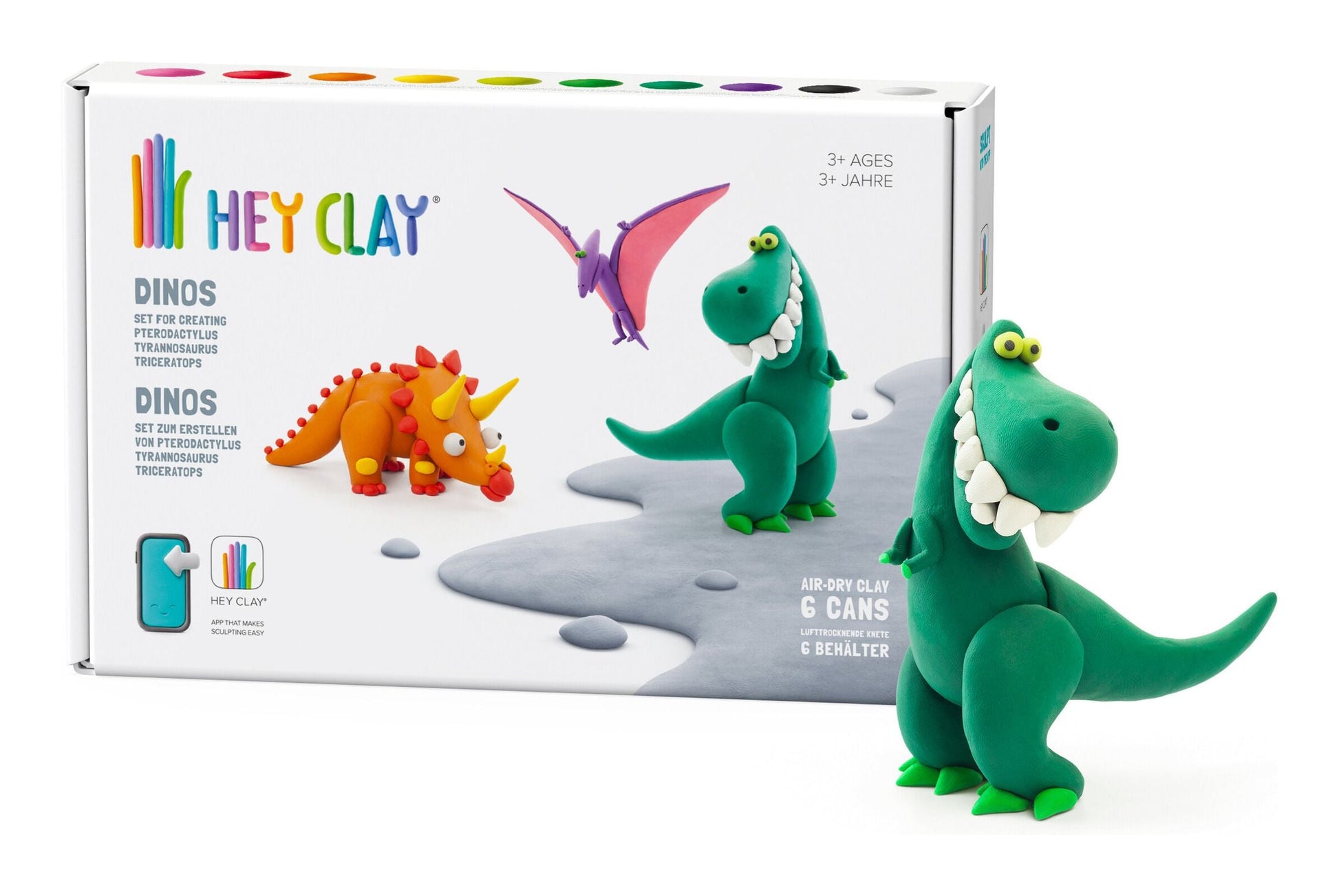 Hey Clay Dinos Set