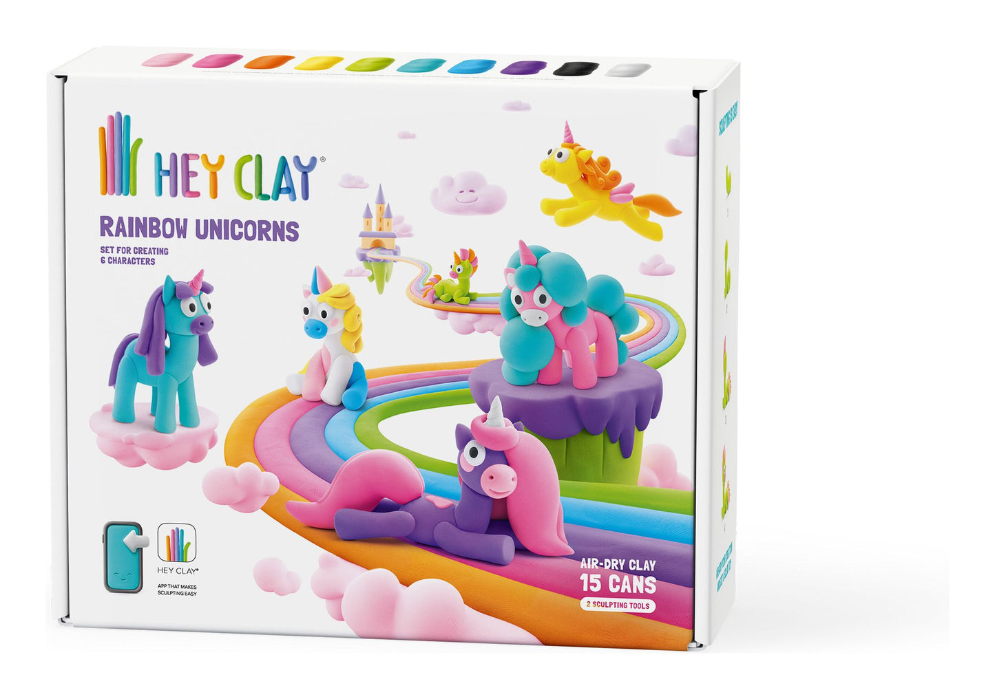 Hey Clay Unicorns Set