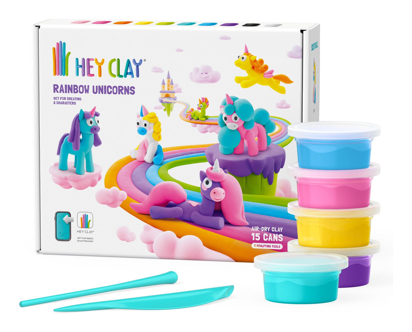 Hey Clay Unicorns Set