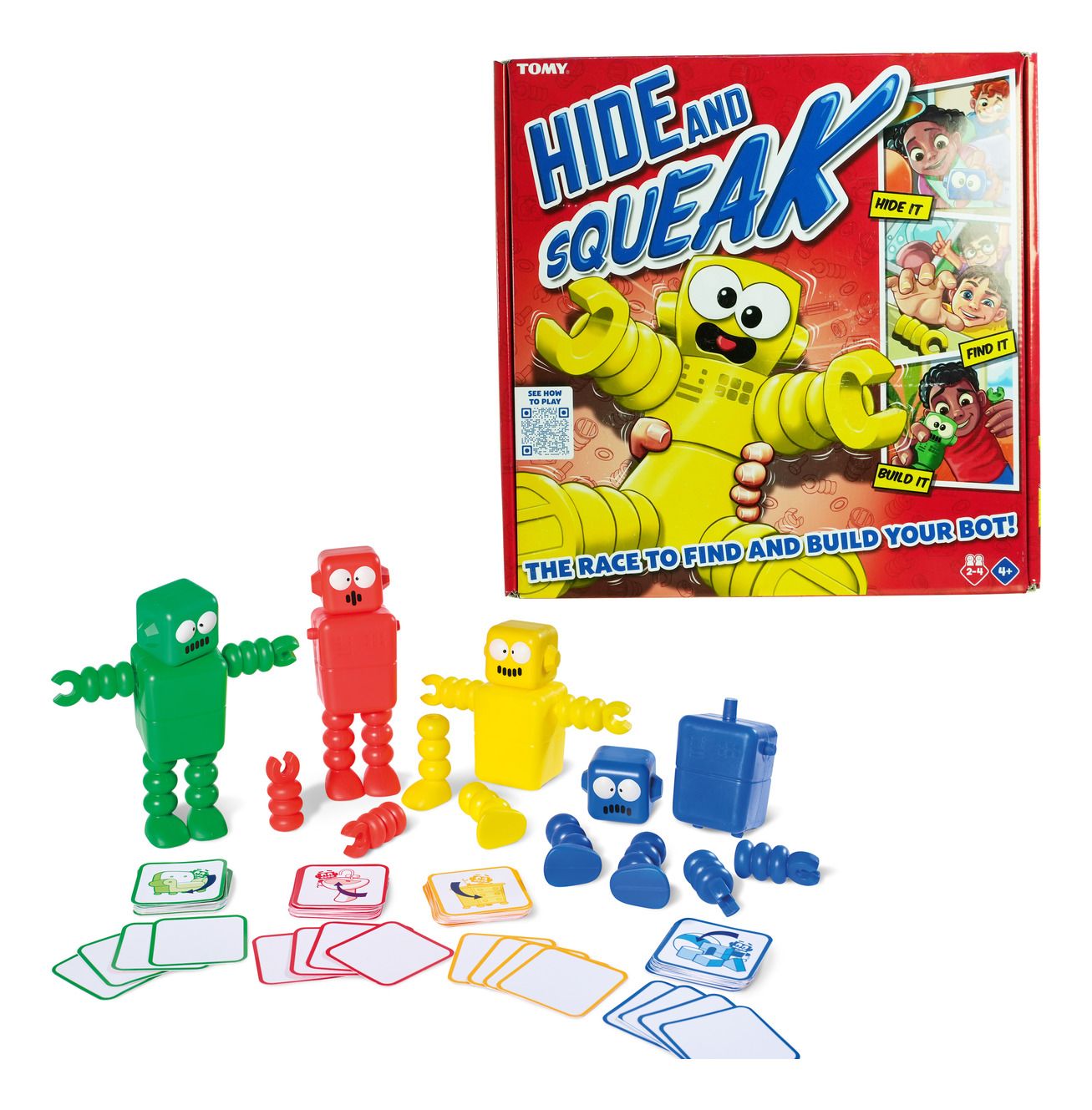 Hide & Squeak Robots