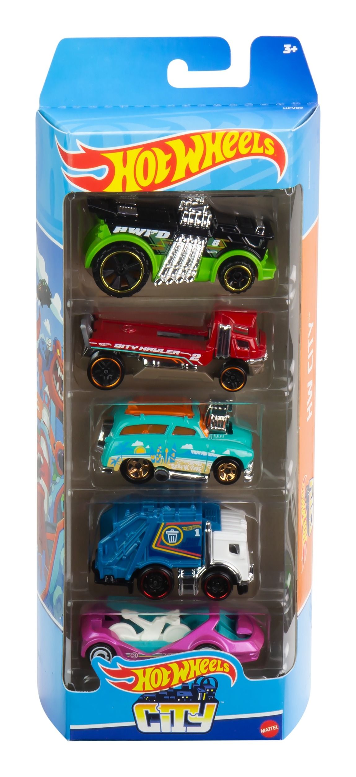 Hot Wheels 5 Car Gift Set