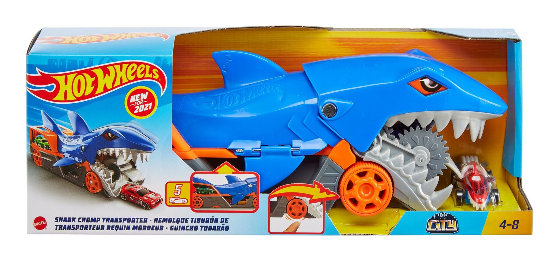 Hot Wheels City Shark Chomp Transporter