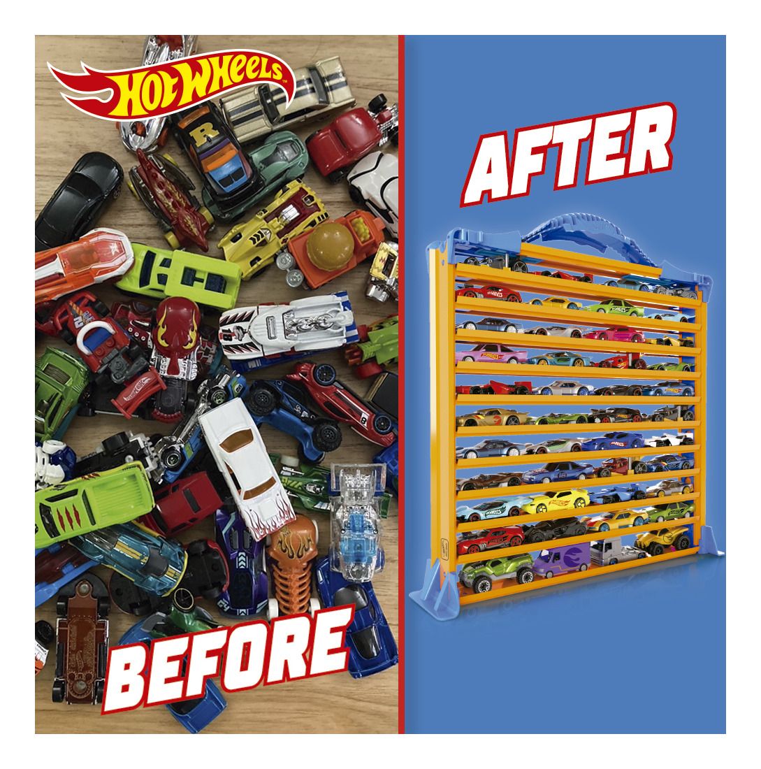 Hot Wheels Rack N Track Car Case