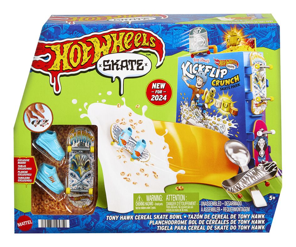 Hot Wheels Tony Hawk Cereal Skate Park