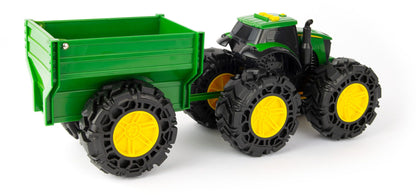 John Deere Lights & Sounds Tractor with Wagon