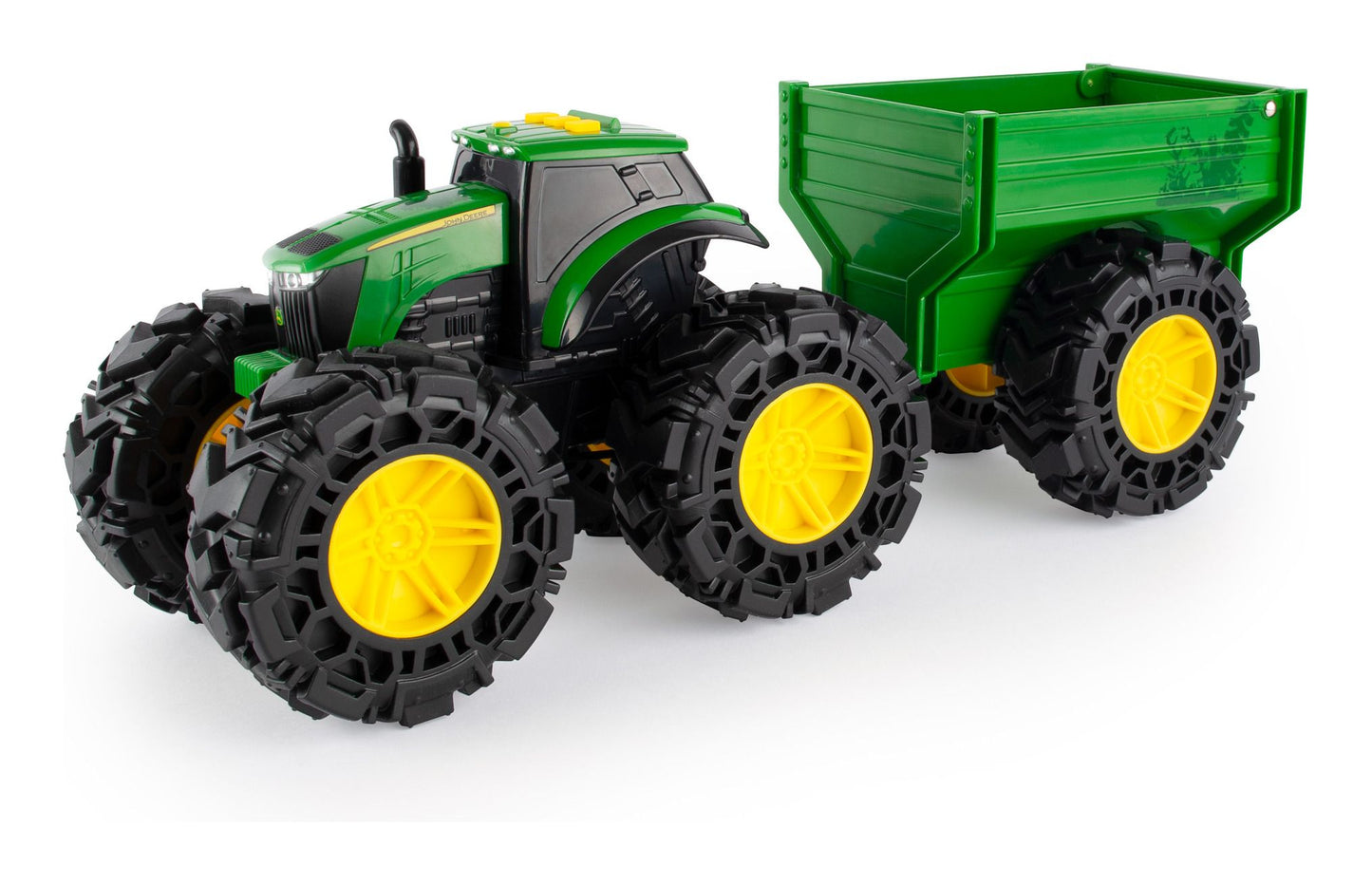 John Deere Lights & Sounds Tractor with Wagon