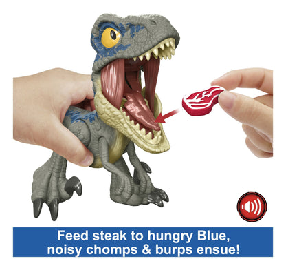 Jurassic World Mega Roar Velociraptor Blue