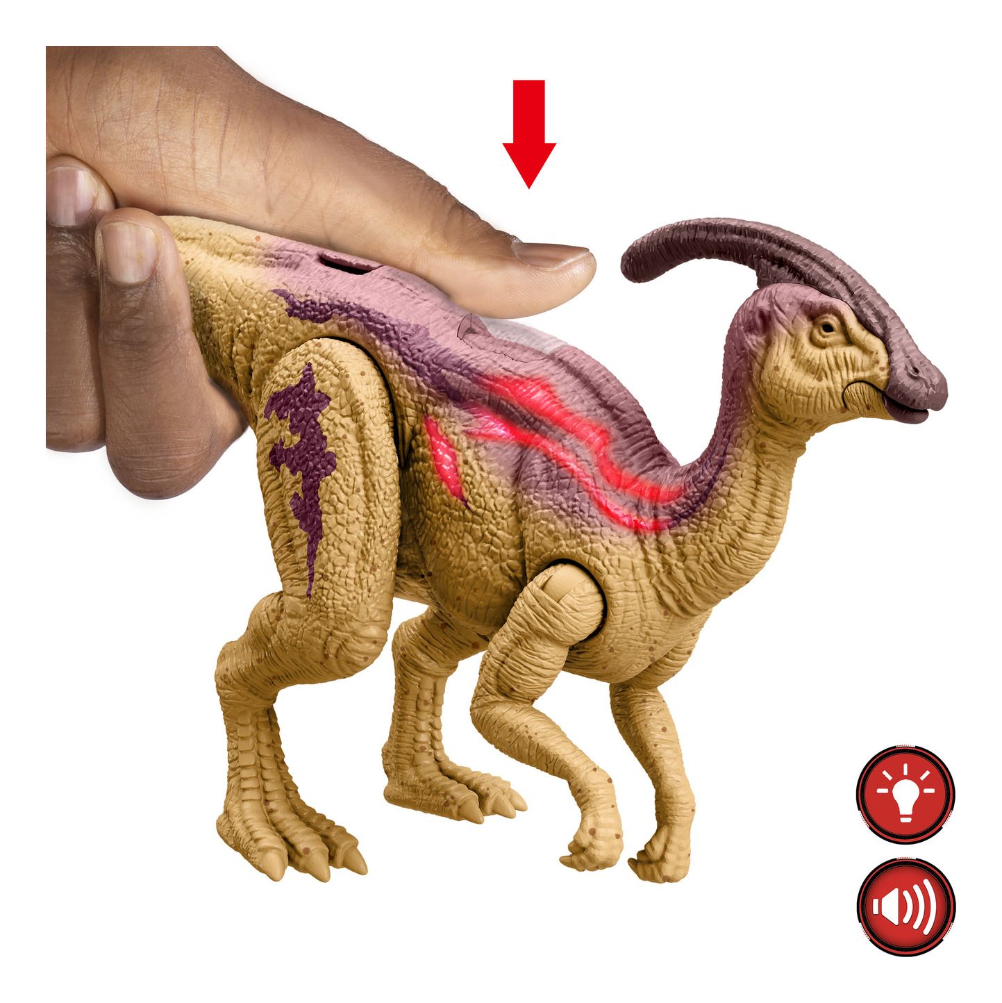 Jurassic World Wild Roar - Parasaurolophus