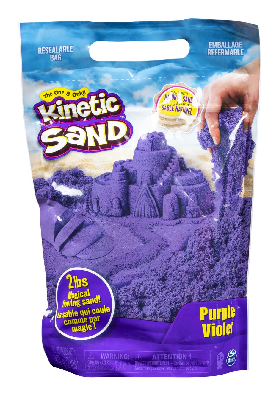 Kinetic Sand 2lb Colour Sand Bag Assorted