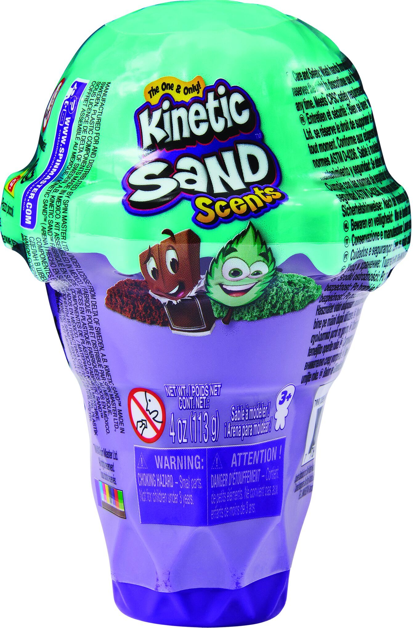 Kinetic Sand Ice Cream Container