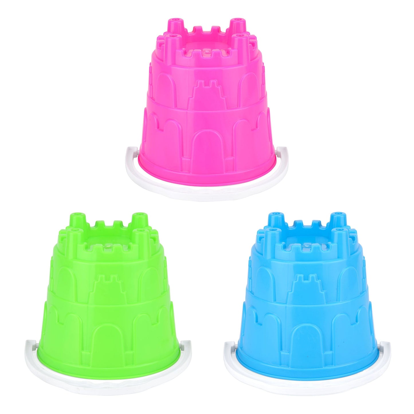 Large Round Castle Bucket Assorted