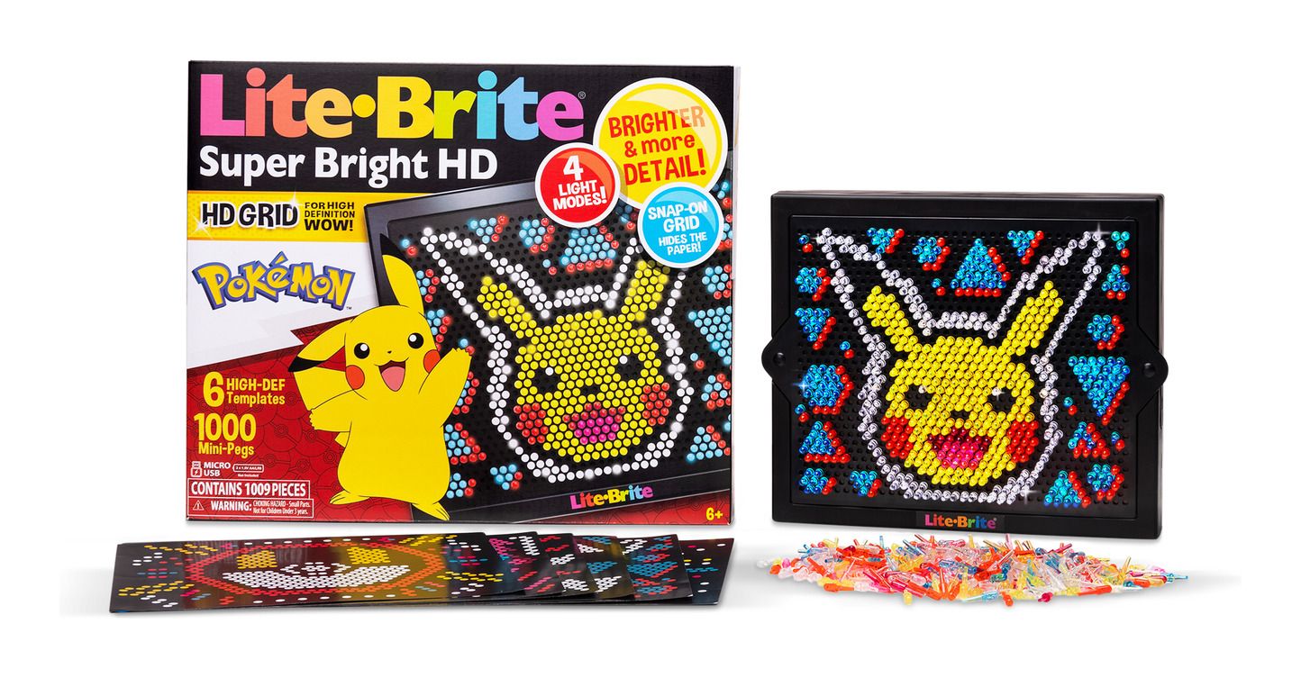 Lite Brite Super Bright HD Pokemon