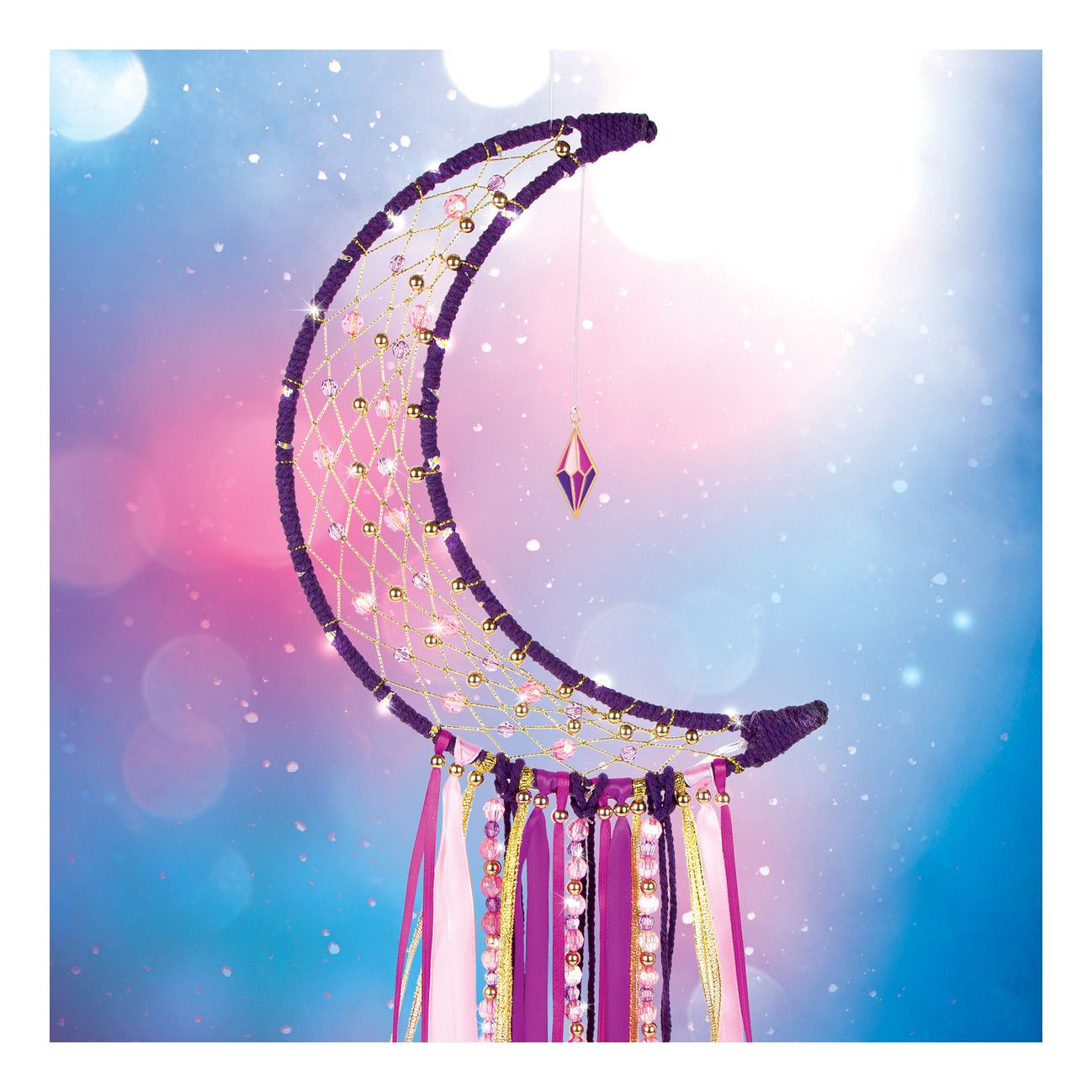 Lunar Dream Catcher with Lights