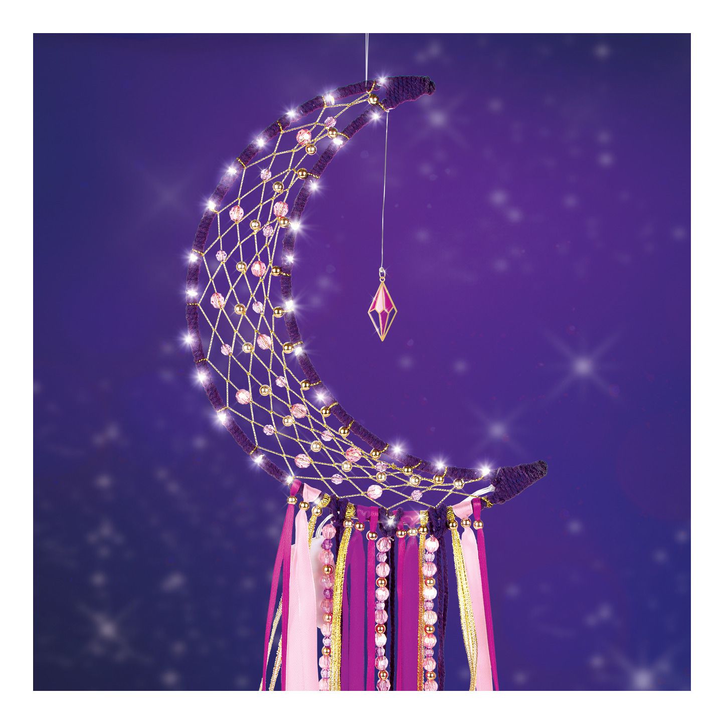 Lunar Dream Catcher with Lights