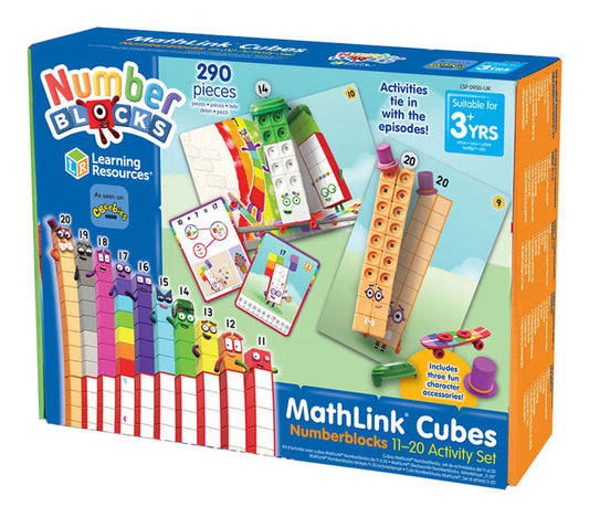 MathLink Cubes Numberblocks 11-20 Activity Set