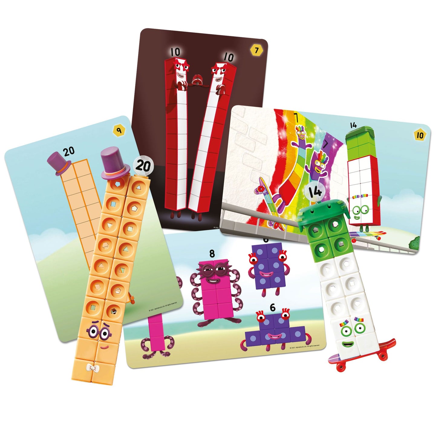 MathLink Cubes Numberblocks 11-20 Activity Set