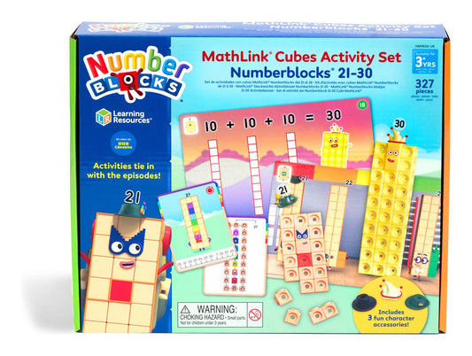 MathLink Cubes Numberblocks 21-30 Activity Set