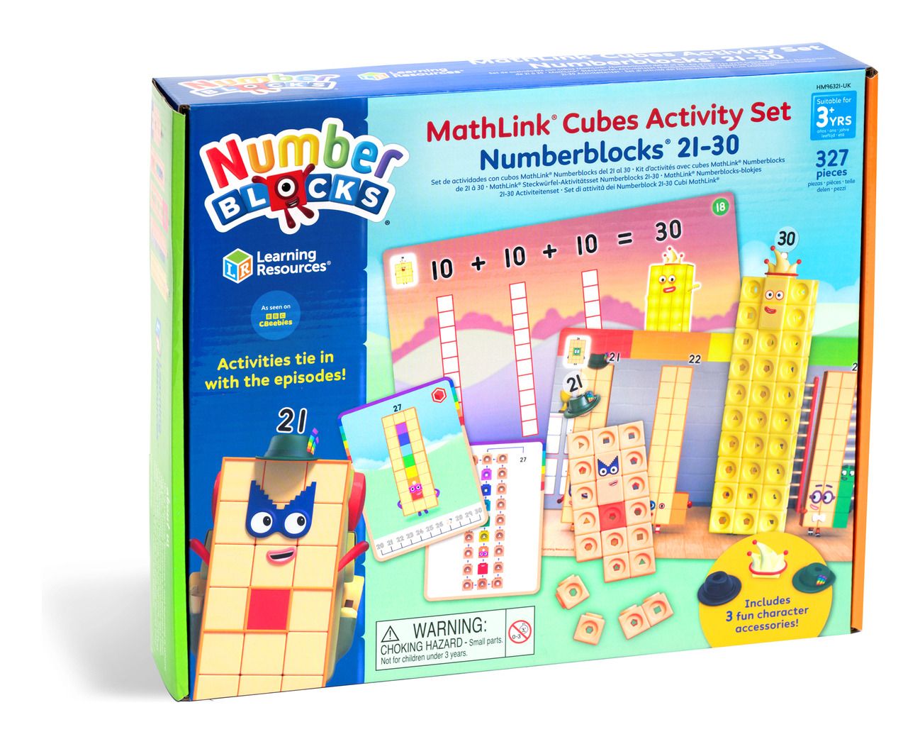 MathLink Cubes Numberblocks 21-30 Activity Set