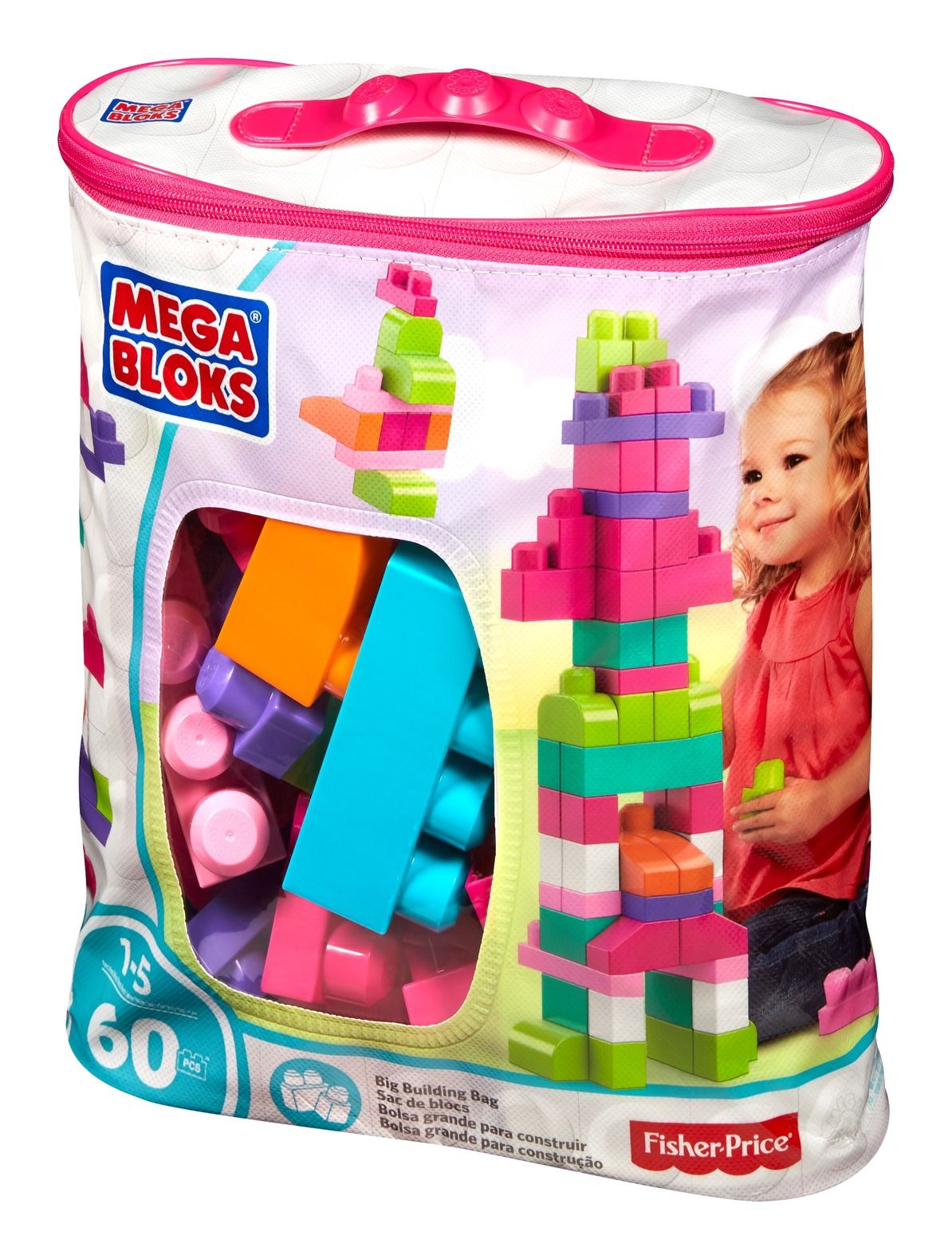 Mega Bloks 60 Piece Big Building Bag Assorted