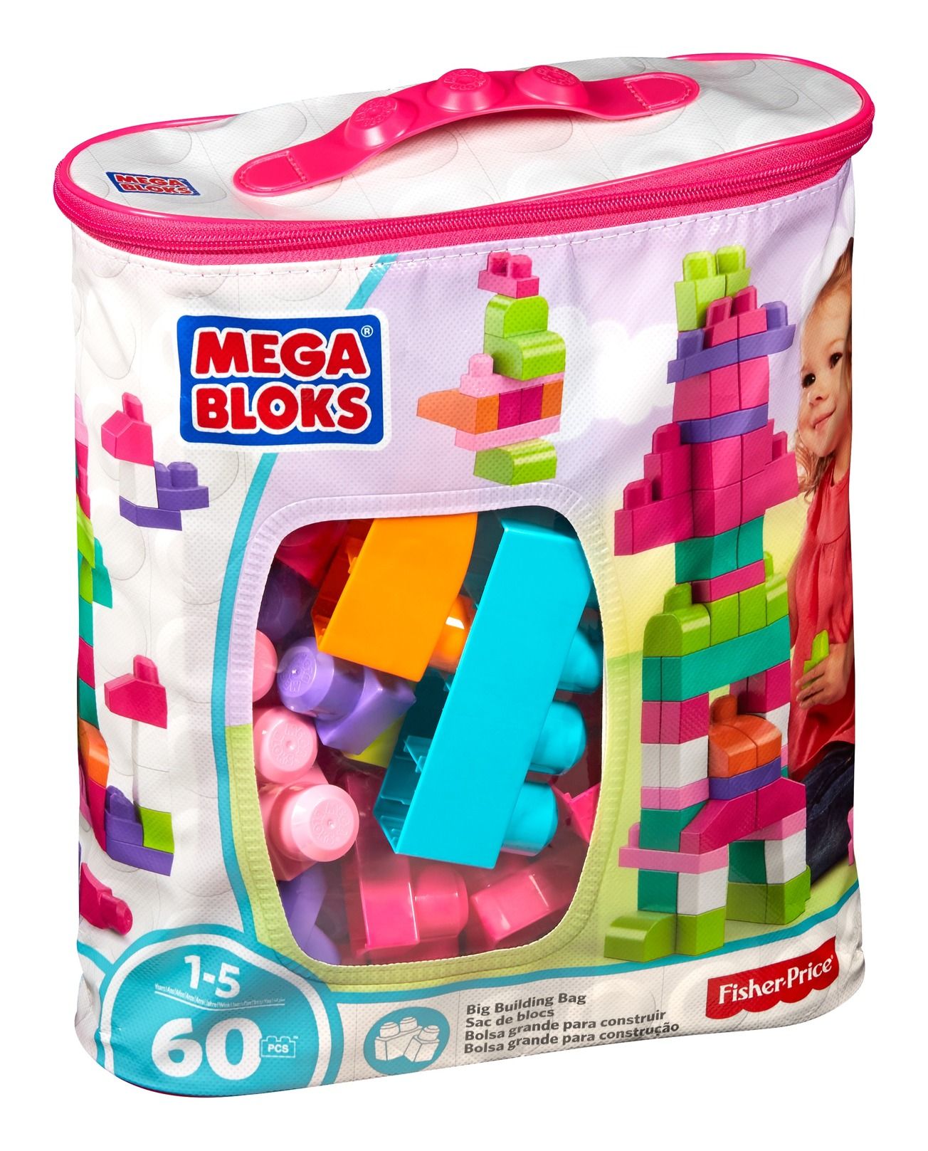 Mega Bloks 60 Piece Big Building Bag Assorted