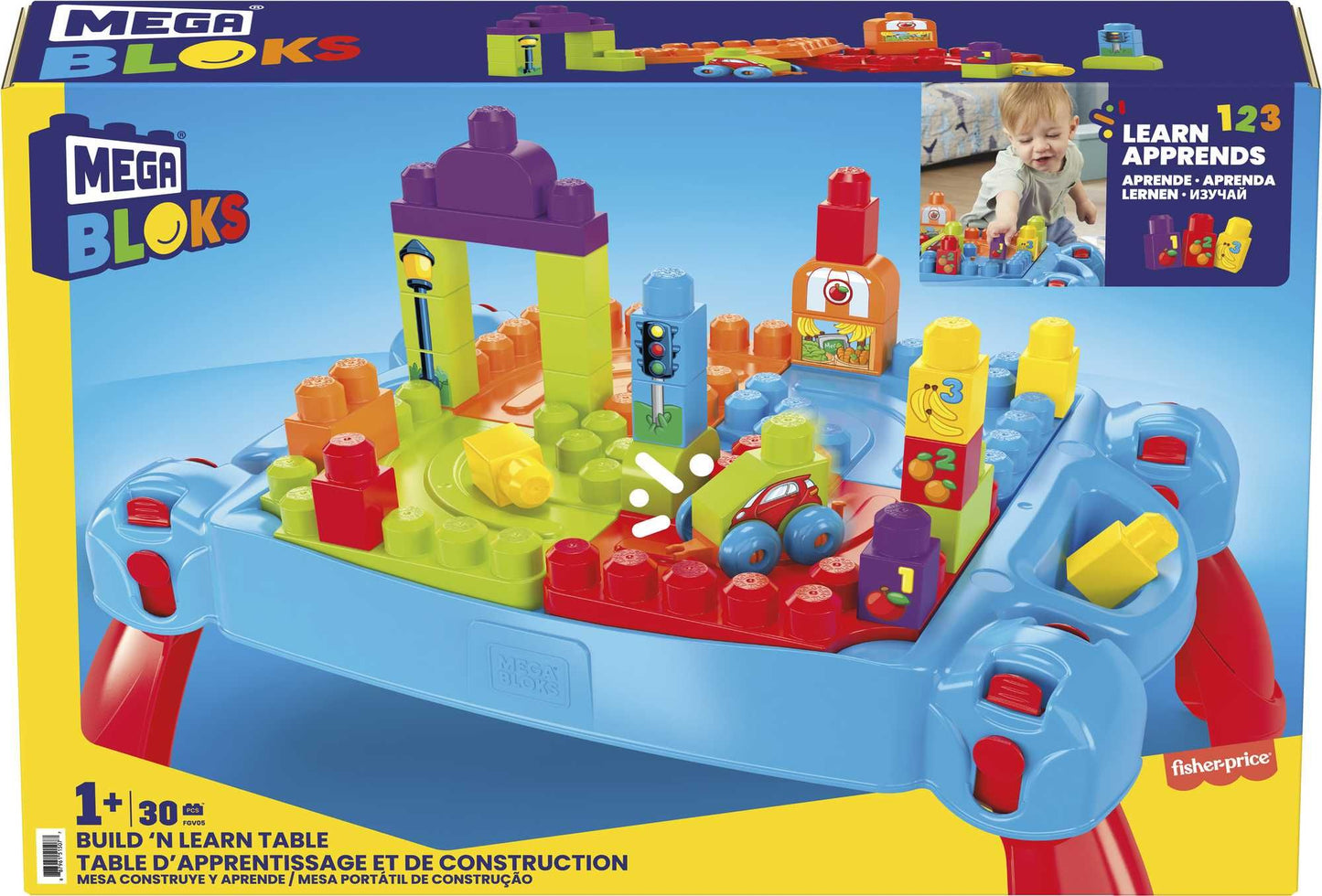 Mega Bloks Build n Learn Table