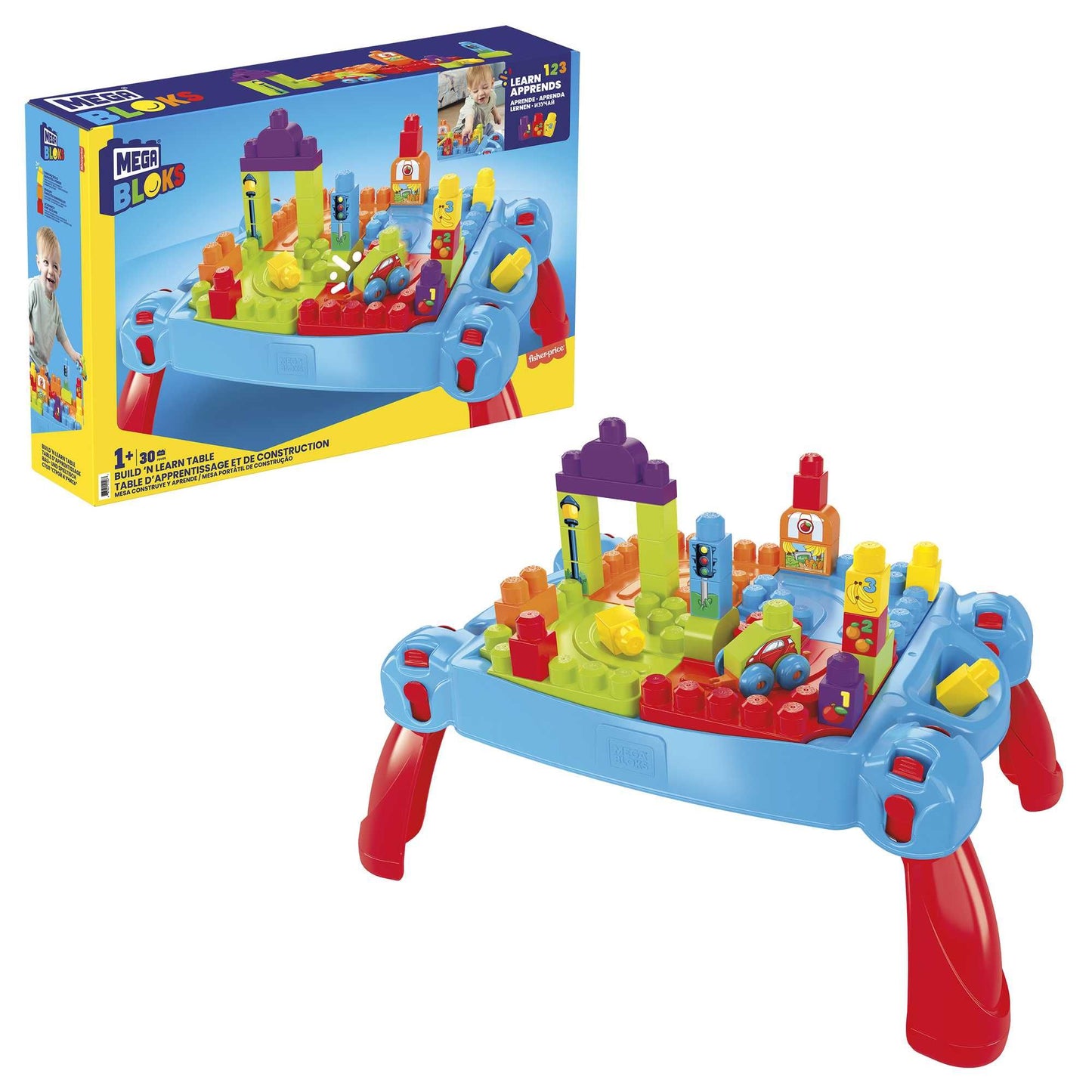 Mega Bloks Build n Learn Table