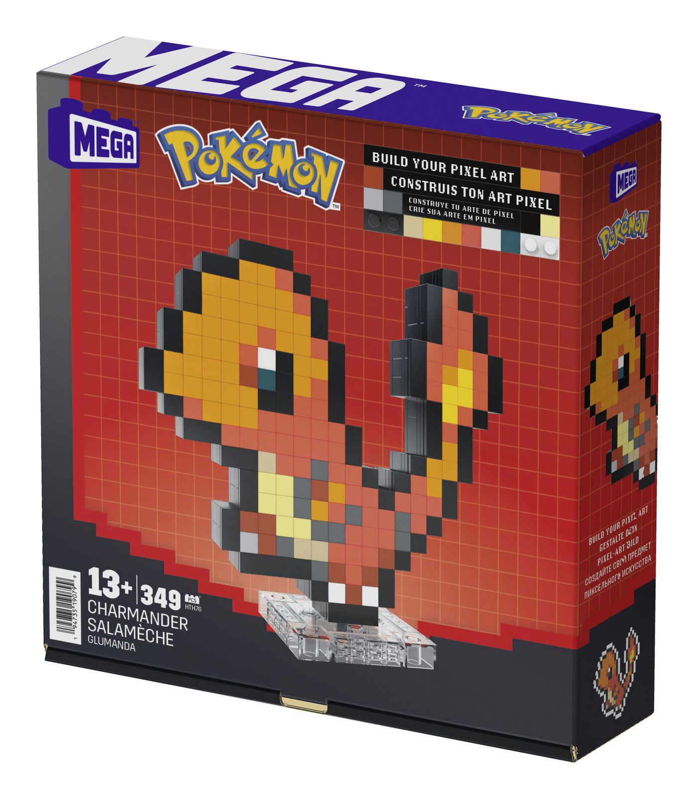 Mega Bloks Pokemon - Charmander Pixel Art