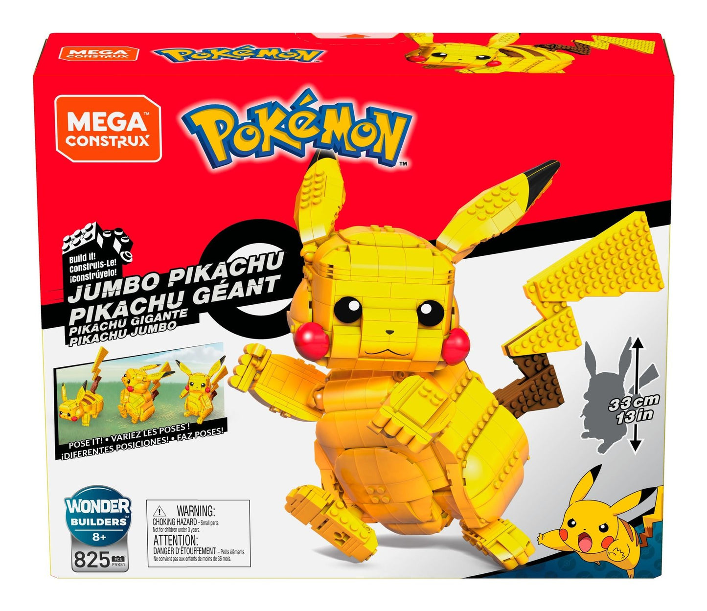 Mega Construx Pokemon Jumbo Pikachu