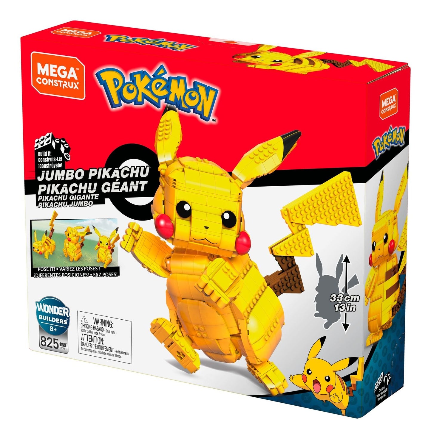 Mega Construx Pokemon Jumbo Pikachu