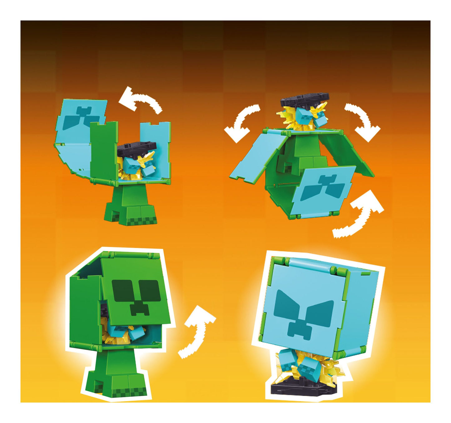 Minecraft Flippin Figures