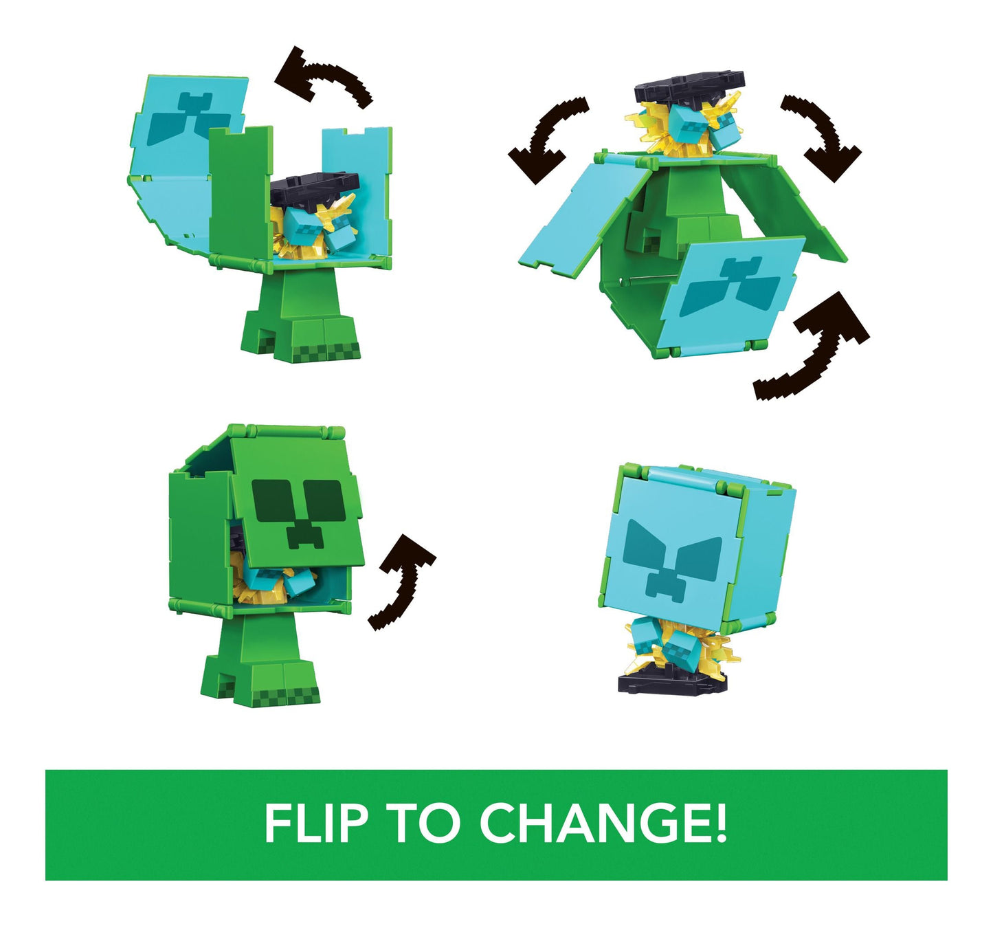 Minecraft Flippin Figures