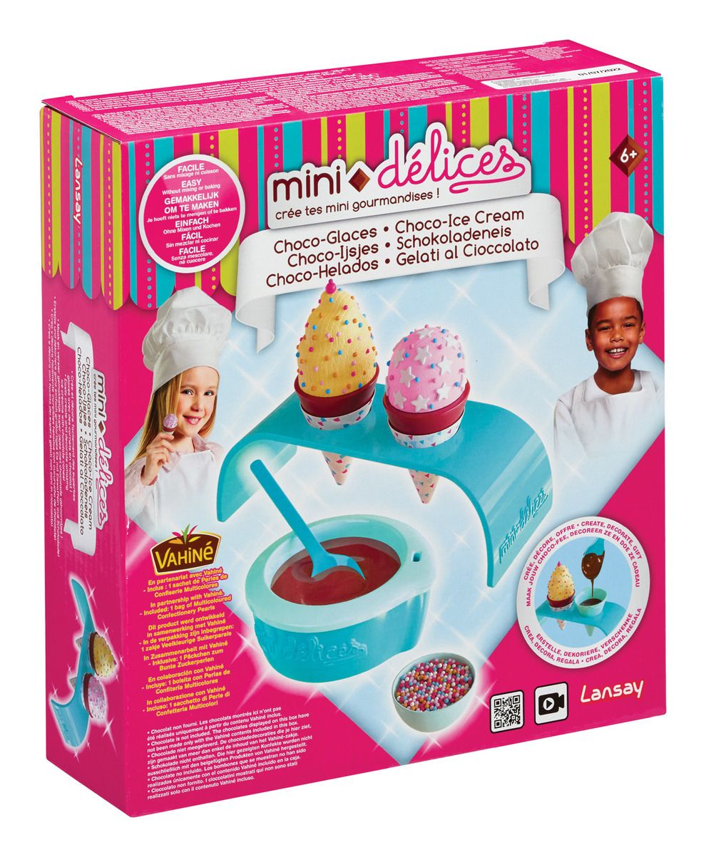 Mini Delices Choco Cones Ice Cream Set