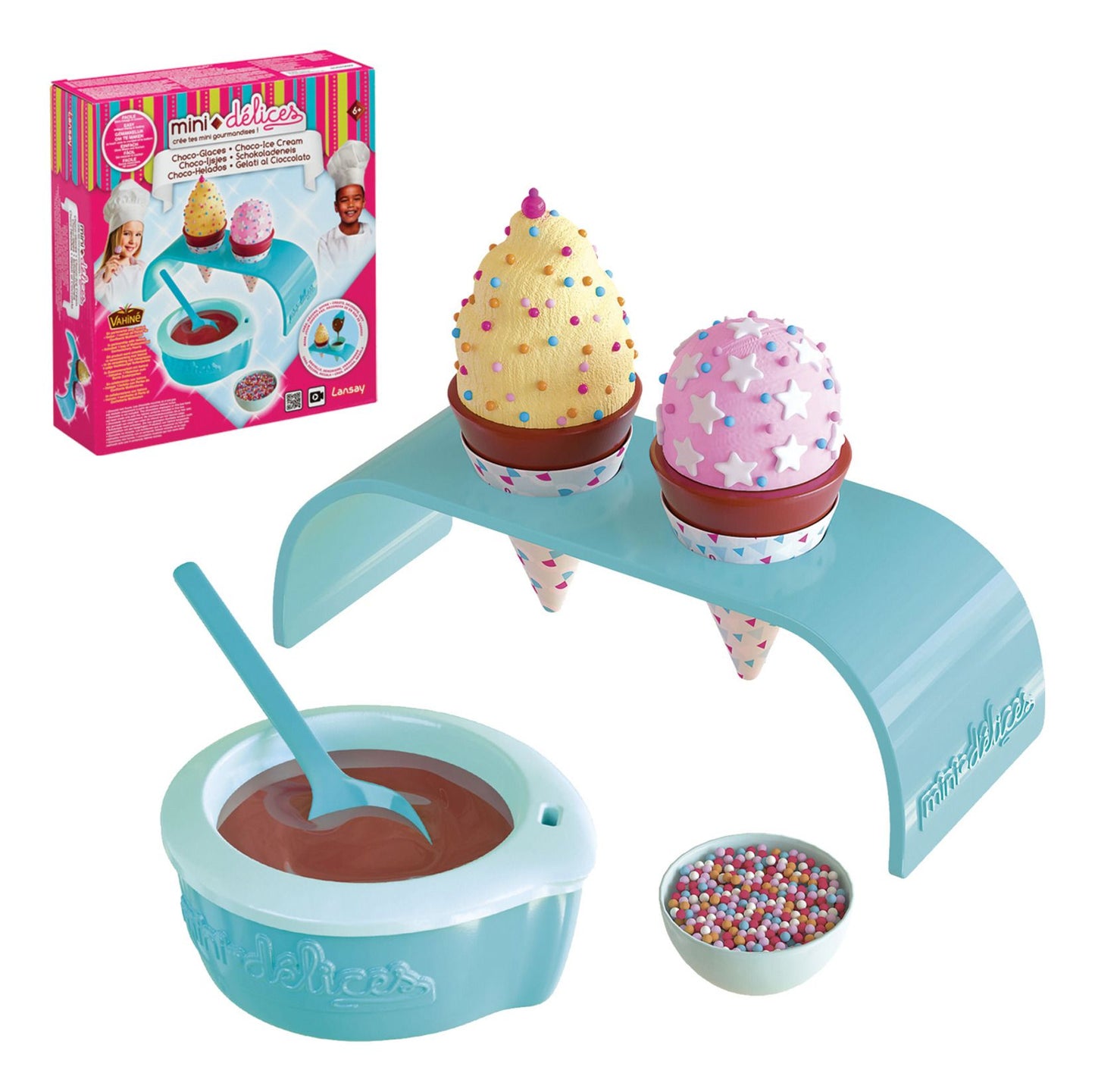 Mini Delices Choco Cones Ice Cream Set