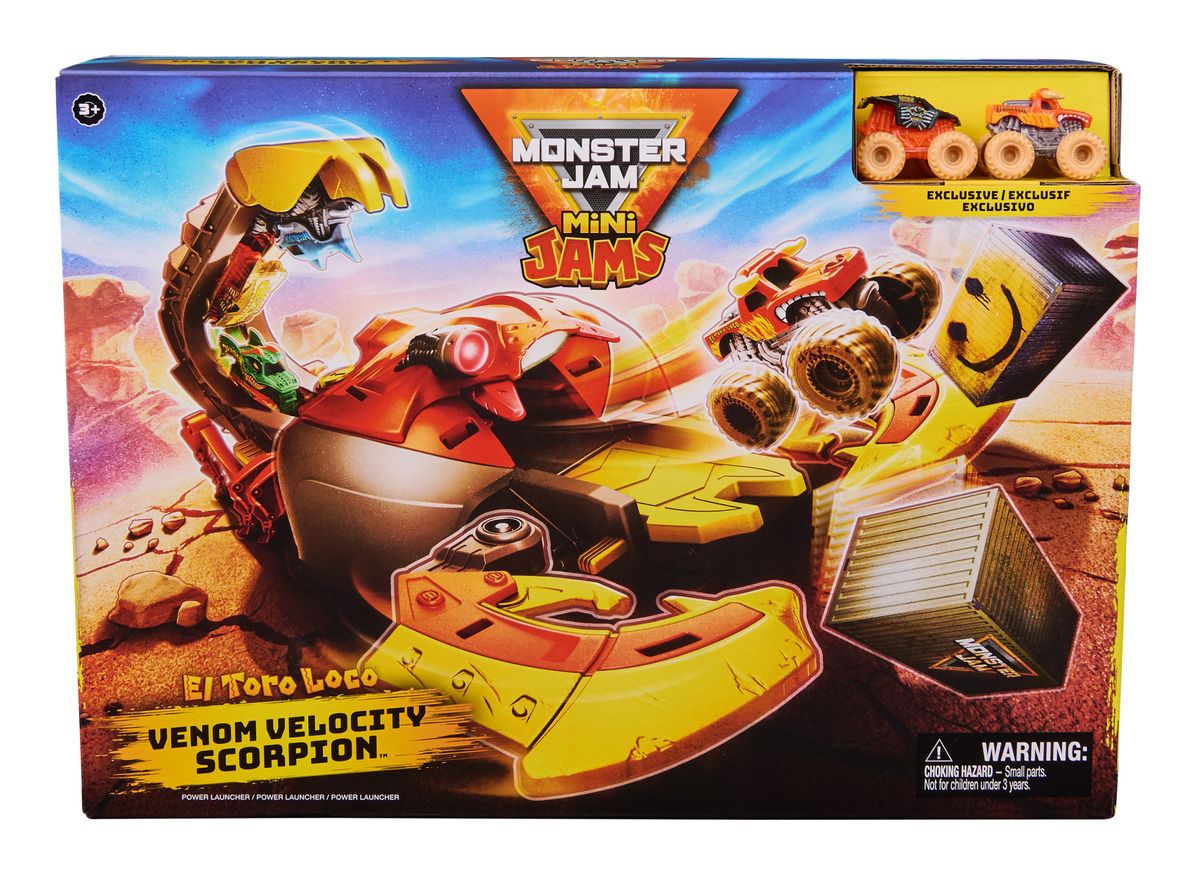 Monster Jam El Toro Loco Venom Velocity Scorpion