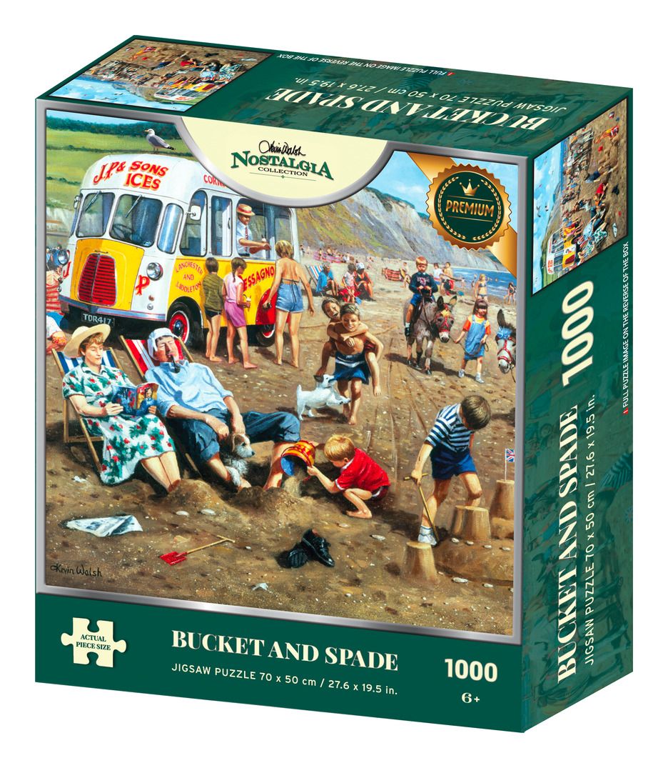 Nostalgia Collection Bucket & Spade 1000pc