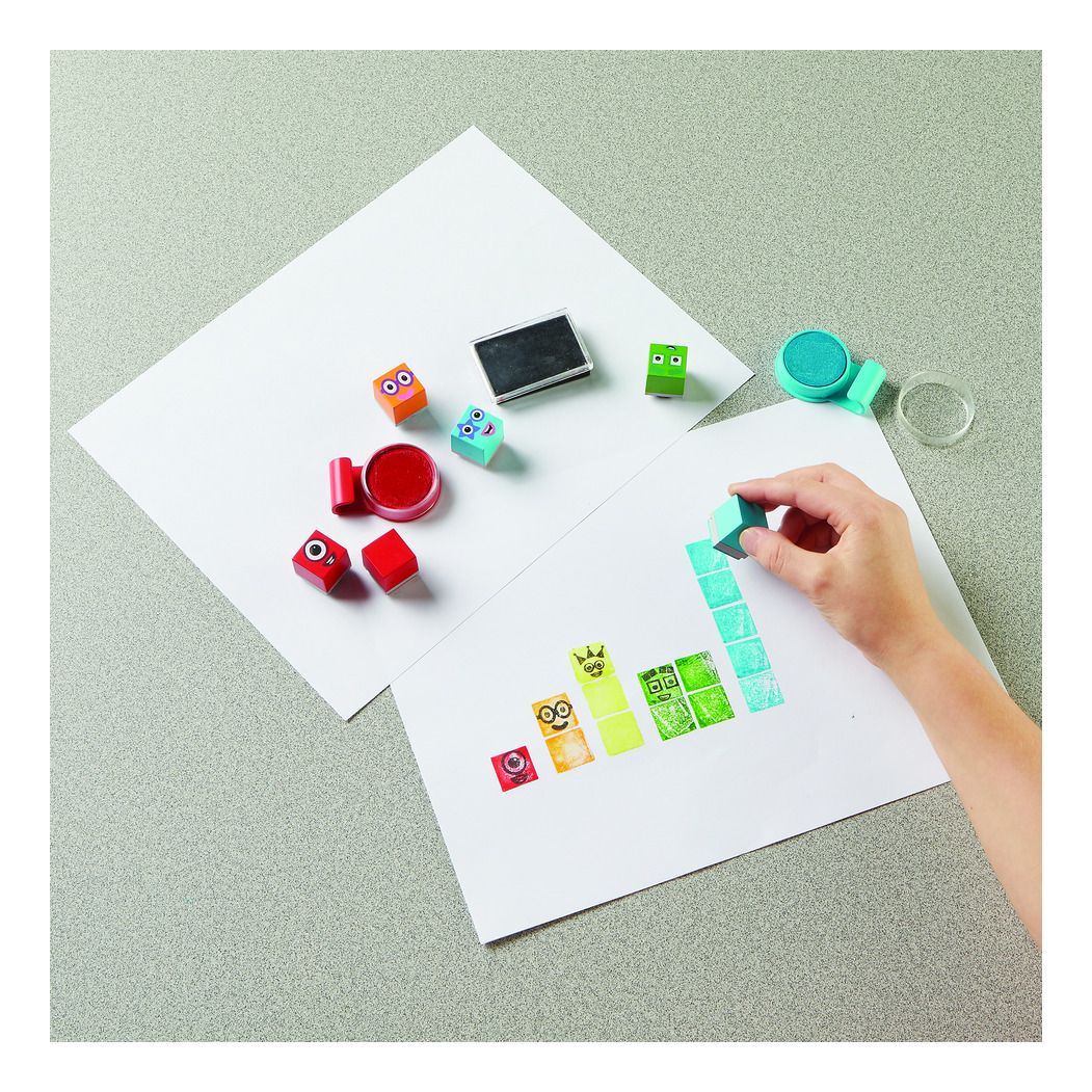 Numberblocks Stampoline Park Stamp Activity Set