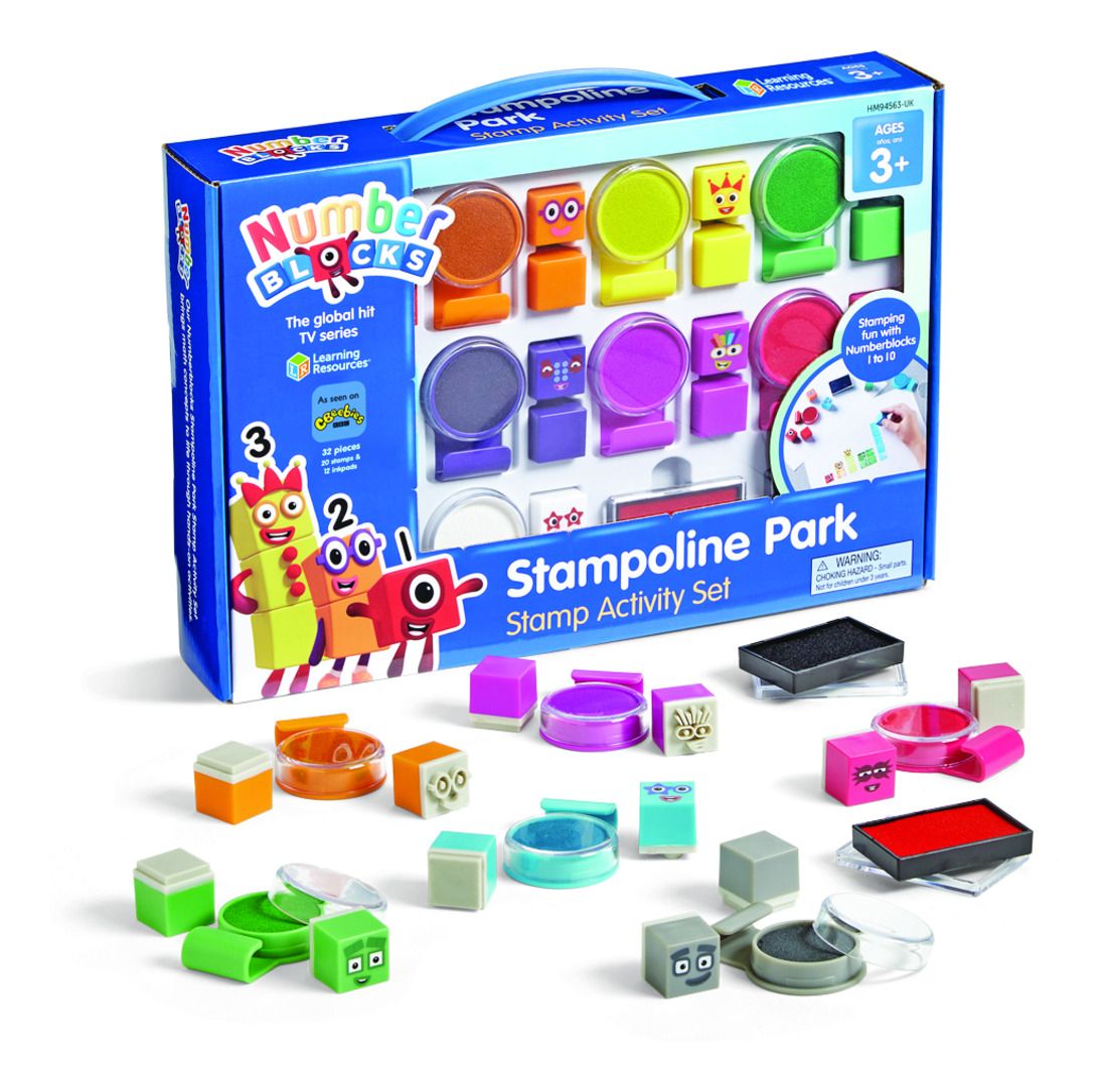 Numberblocks Stampoline Park Stamp Activity Set