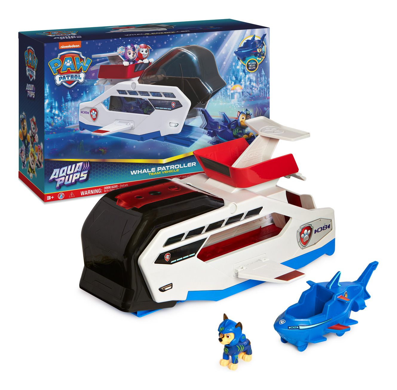 Paw Patrol Aqua Pups Whale Patroller