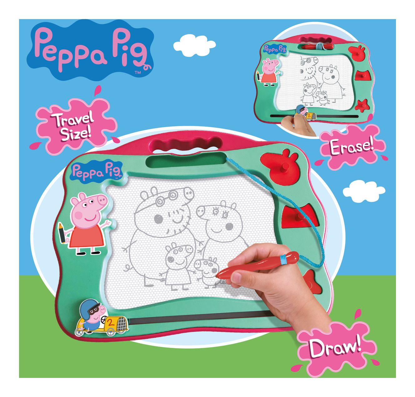 Peppa Pig Travel Magnetic Scribbler