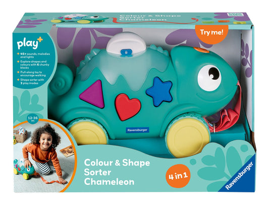 Play+ 4-in-1 Colour & Shape Sorter: Chameleon