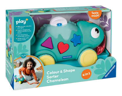 Play+ 4-in-1 Colour & Shape Sorter: Chameleon