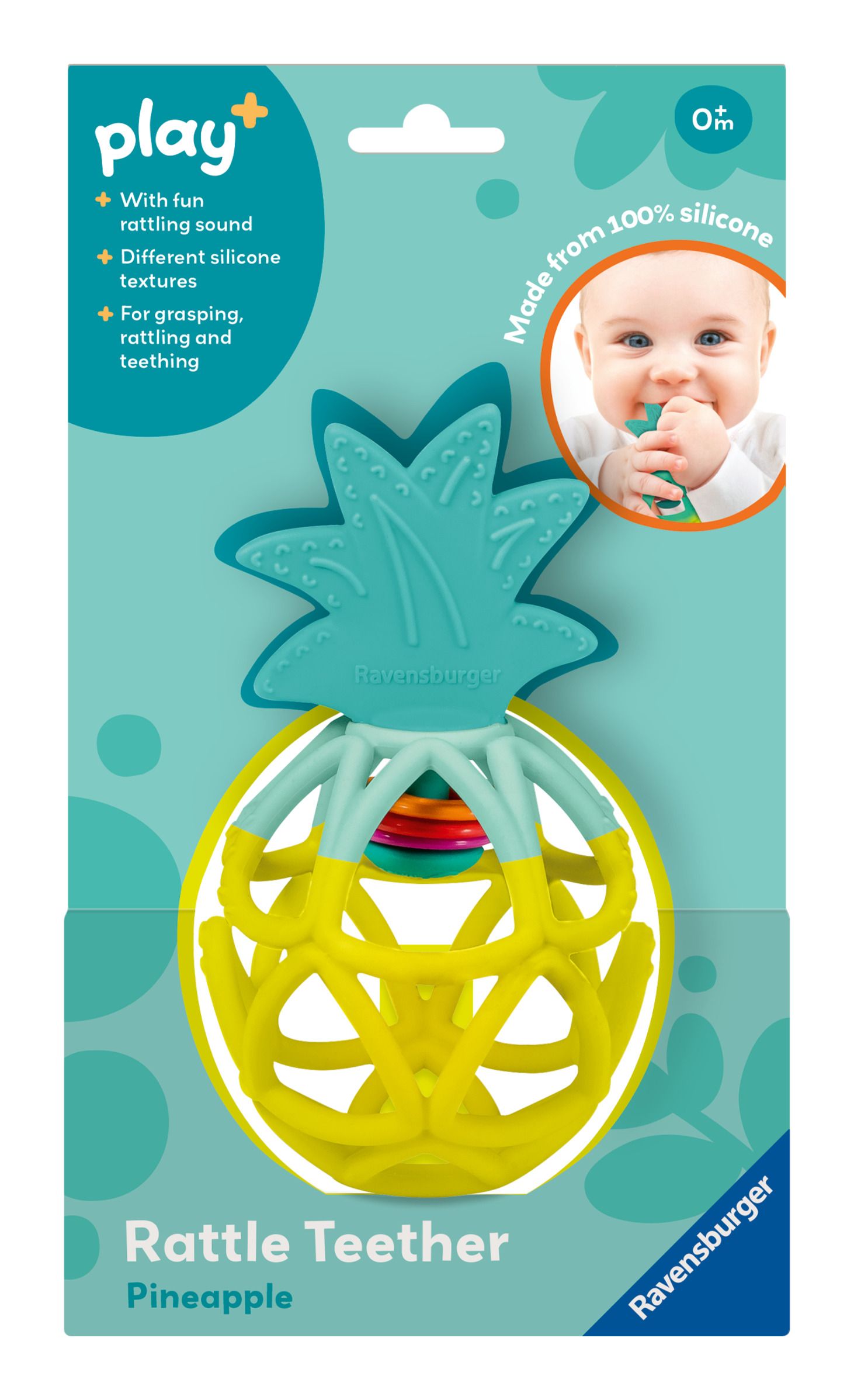 Play+ Rattle Teether: Pineapple