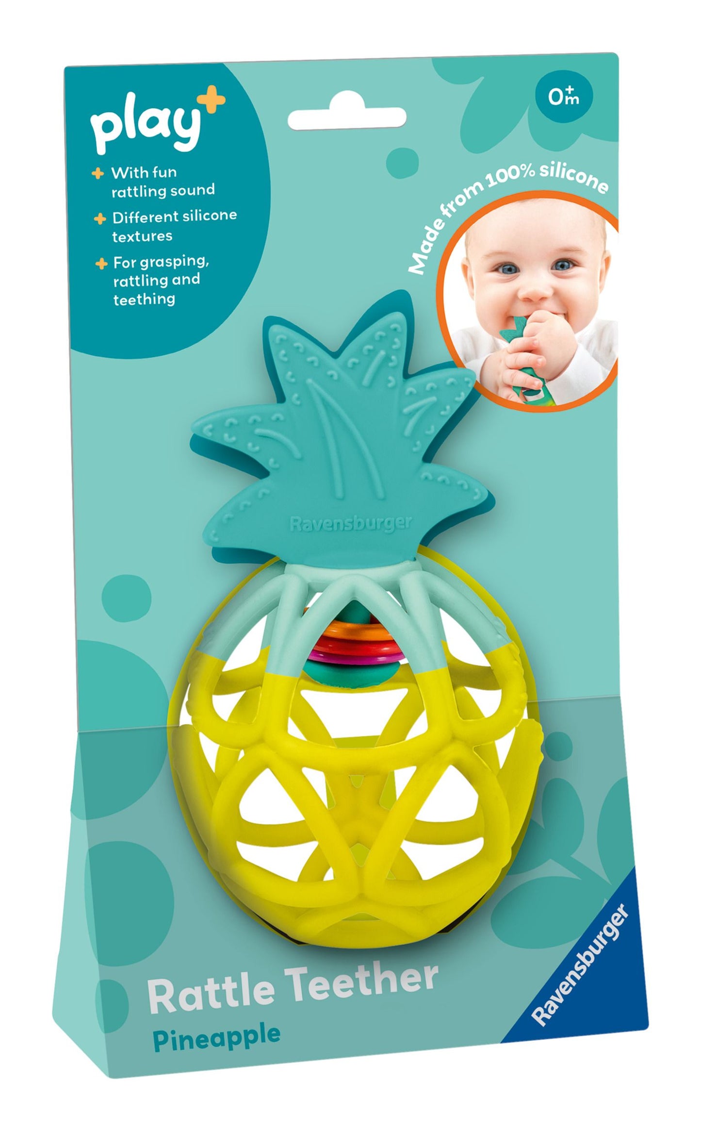 Play+ Rattle Teether: Pineapple